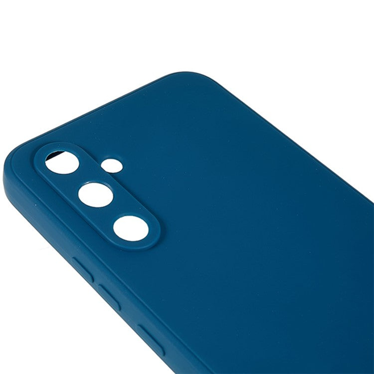For Samsung Galaxy A54 5G Straight Edge Design TPU Phone Case Precise Cutout Camera Protection Cover - Sapphire