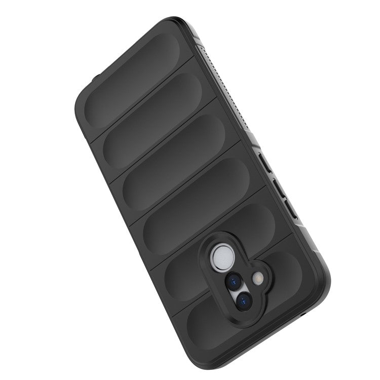 For Huawei Mate 20 Lite TPU Back Protector Phone Case Anti-fall Rugged Cell Phone Cover - Black