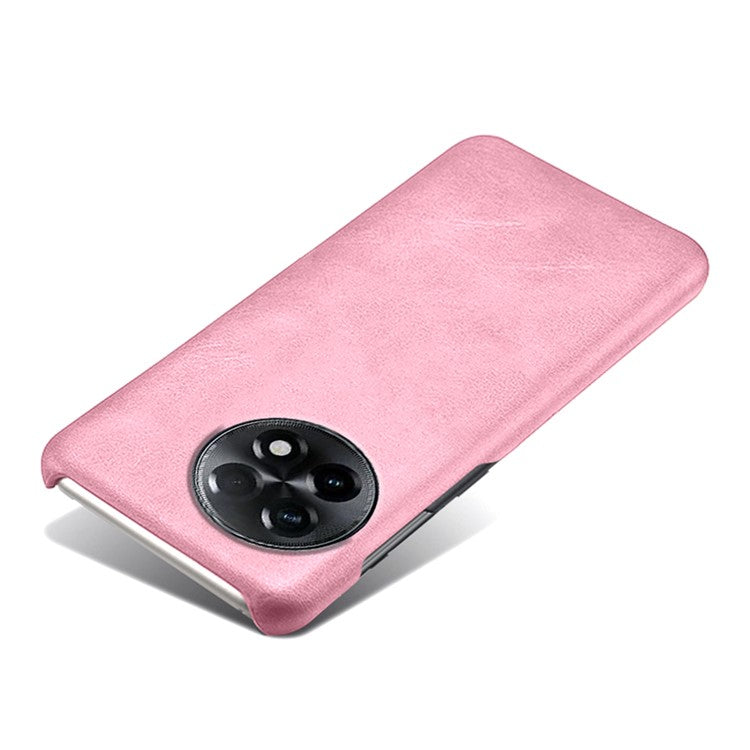 For OnePlus 11R 5G / Ace 2 5G Anti-scratch PU Leather+PC Mobile Phone Case Calf Texture Cell Phone Cover - Rose Gold