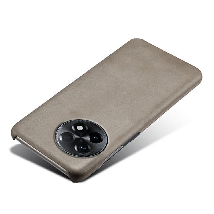 For OnePlus 11R 5G / Ace 2 5G Anti-scratch PU Leather+PC Mobile Phone Case Calf Texture Cell Phone Cover - Grey