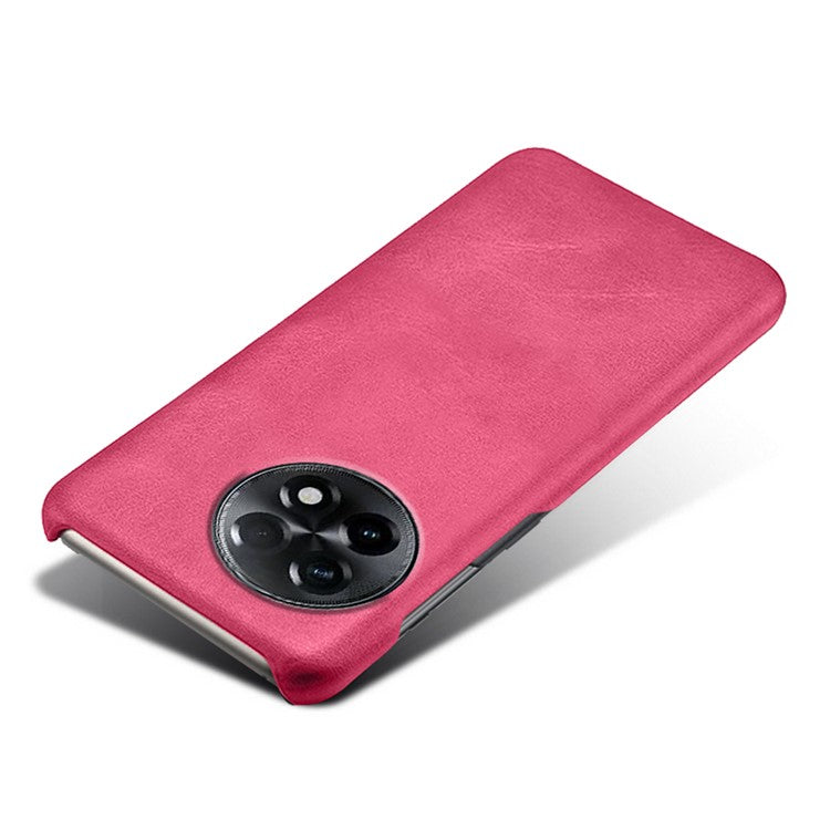For OnePlus 11R 5G / Ace 2 5G Anti-scratch PU Leather+PC Mobile Phone Case Calf Texture Cell Phone Cover - Rose