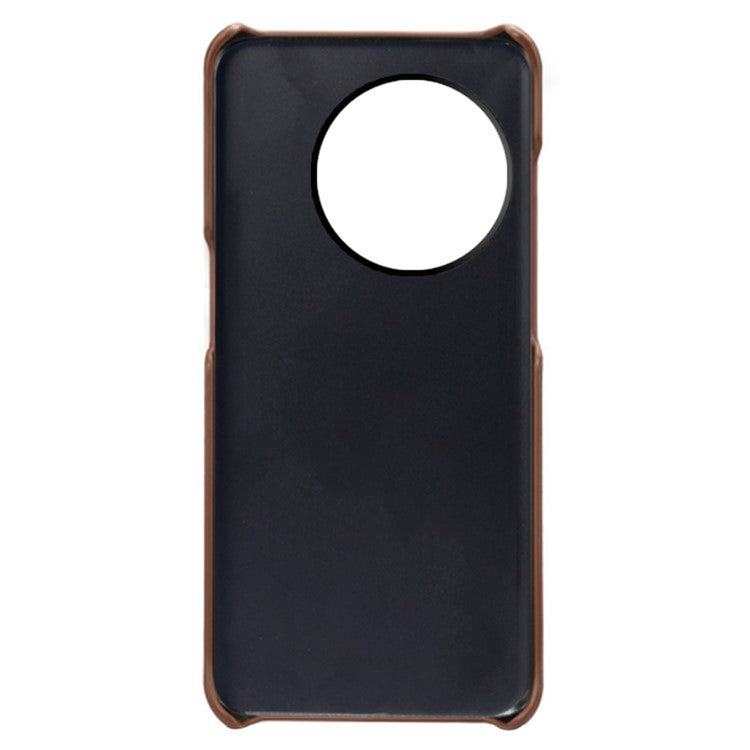 For OnePlus 11R 5G / Ace 2 5G Anti-scratch PU Leather+PC Mobile Phone Case Calf Texture Cell Phone Cover - Brown