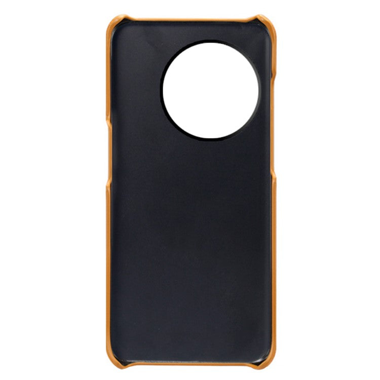 Phone Case for OnePlus Ace 2 5G / 11R 5G , PC+PU Leather Phone Cover Shell with 2 Card Slots - Orange