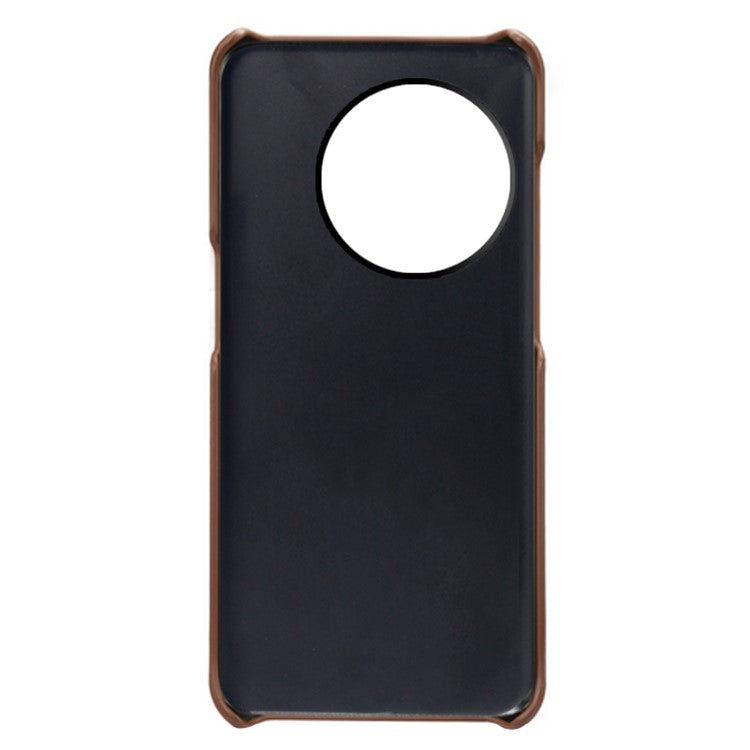 Phone Case for OnePlus Ace 2 5G / 11R 5G , PC+PU Leather Phone Cover Shell with 2 Card Slots - Brown