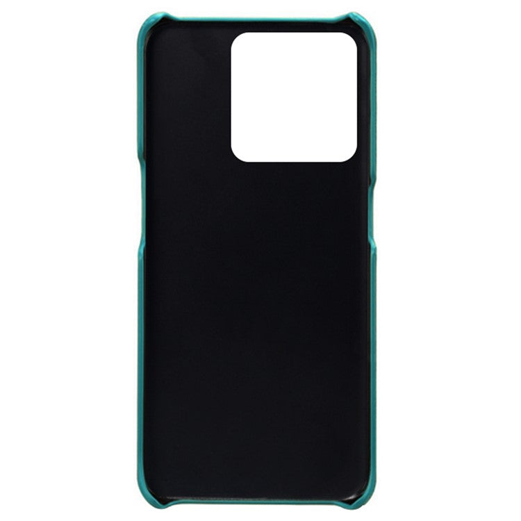 For OnePlus 10T 5G / Ace Pro 5G Phone Back Cover Dual Card Slots PC+PU Leather Phone Case - Green