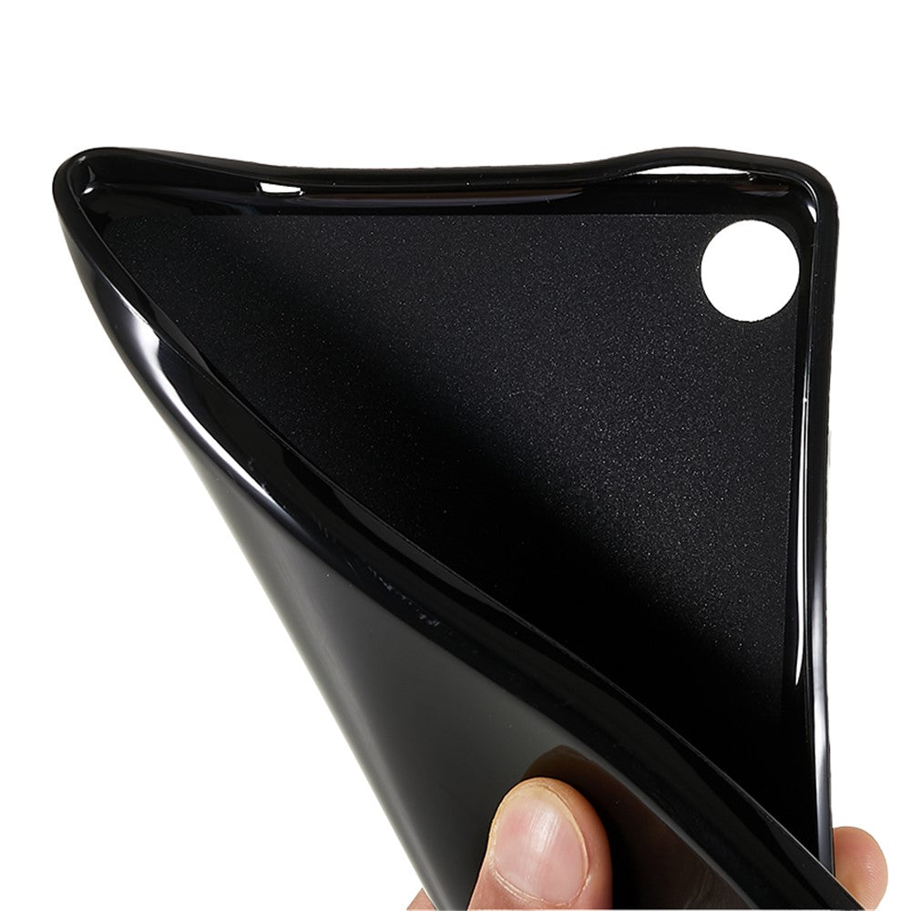 For Lenovo Tab M8 (4th Gen) 2024 TB-301XU / M8 (4th Gen) 2023 TB-300FU Matte Tablet Case TPU Soft Skin Protective Cover - Black