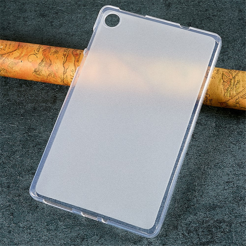 For Lenovo Tab M8 (4th Gen) 2024 TB-301XU / M8 (4th Gen) 2023 TB-300FU Matte Tablet Case TPU Soft Skin Protective Cover - Transparent