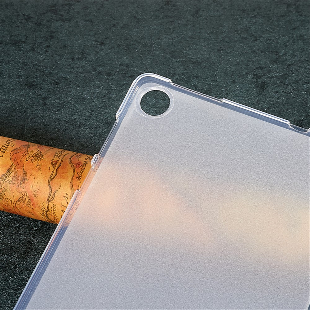 For Lenovo Tab M8 (4th Gen) 2024 TB-301XU / M8 (4th Gen) 2023 TB-300FU Matte Tablet Case TPU Soft Skin Protective Cover - Transparent