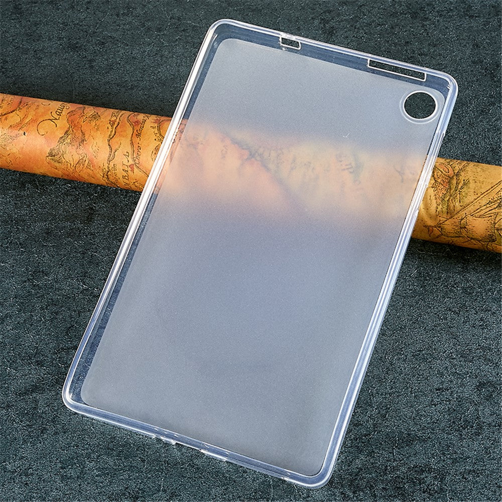 For Lenovo Tab M8 (4th Gen) 2024 TB-301XU / M8 (4th Gen) 2023 TB-300FU Matte Tablet Case TPU Soft Skin Protective Cover - Transparent