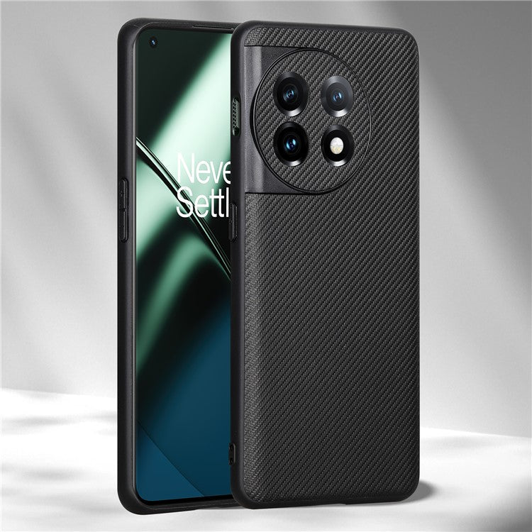 VILI TC Series for OnePlus 11 5G Shockproof Case Phone Back Cover Textured Leather Coated TPU Phone Case