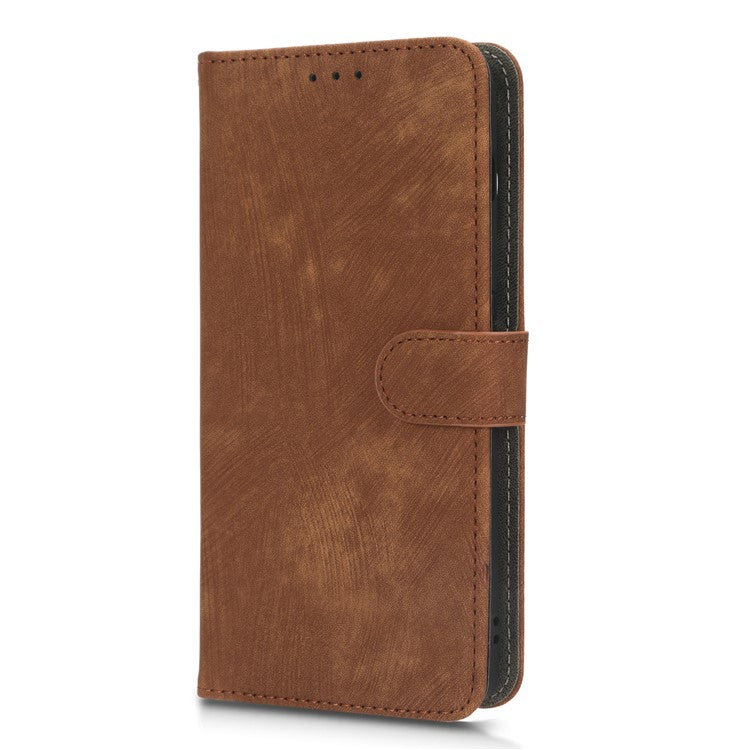 For OnePlus Ace 2 5G / 11R 5G Wallet Case RFID Blocking Leather Stand Phone Cover with Strap - Brown