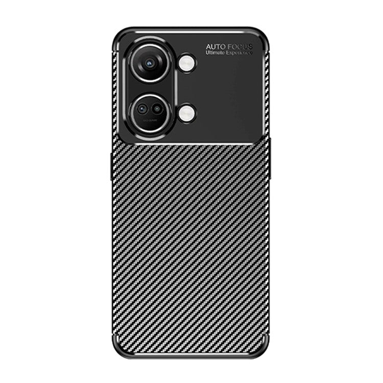 TPU Phone Cover for OnePlus Nord 3 5G / Ace 2V , Carbon Fiber Texture Anti-scratch Mobile Phone Case