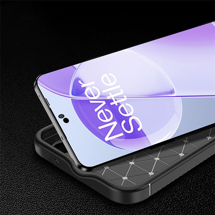 TPU Phone Cover for OnePlus Nord 3 5G / Ace 2V , Carbon Fiber Texture Anti-scratch Mobile Phone Case