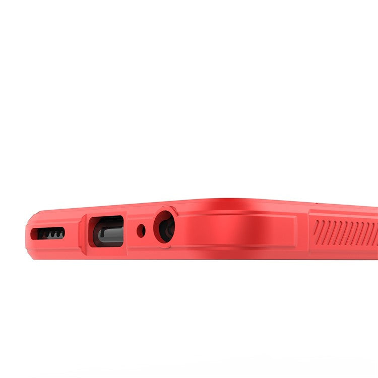 For Huawei Mate 10 Lite TPU Phone Protector Phone Case Anti-fall Rugged Cell Phone Cover - Red
