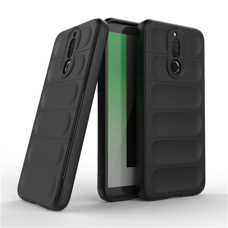 For Huawei Mate 10 Lite TPU Phone Protector Phone Case Anti-fall Rugged Cell Phone Cover - Light Grey