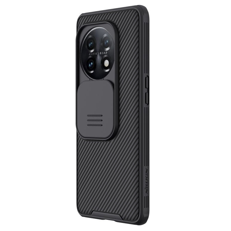 NILLKIN CamShield Pro for OnePlus 11 5G PC+TPU Phone Case Camera Slide Cover Phone Shell - Black