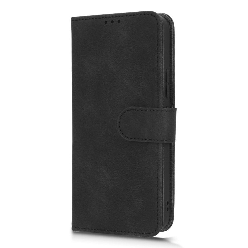 For Samsung Galaxy M14 5G Leather Stand Wallet Mobile Case Shockproof Phone Cover - Black