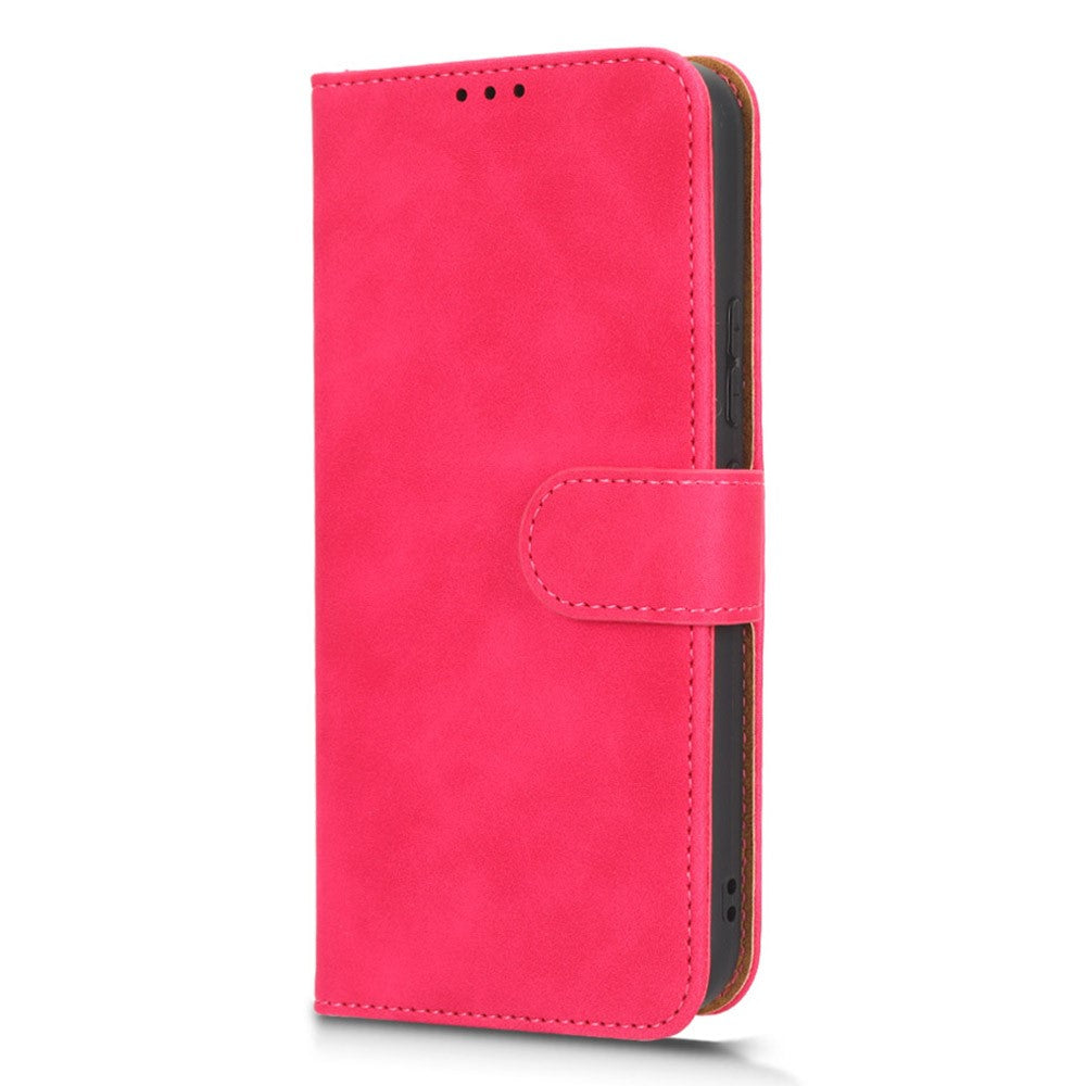 For Samsung Galaxy M14 5G Leather Stand Wallet Mobile Case Shockproof Phone Cover - Rose