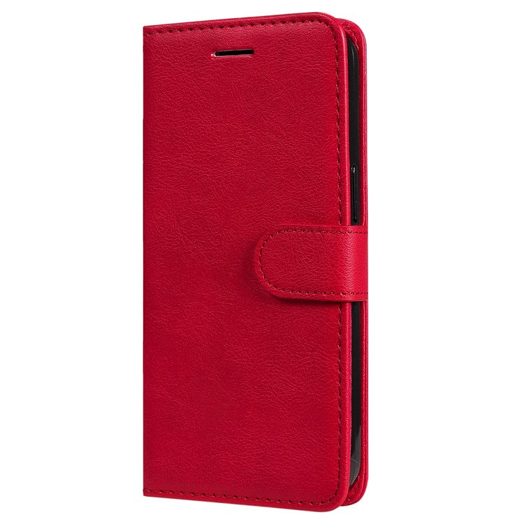 KT Leather Series-2 for Oppo Reno8 T 5G / A1 Pro 5G Phone Leather Cover Wallet Stand Cell Phone Case with Strap - Red