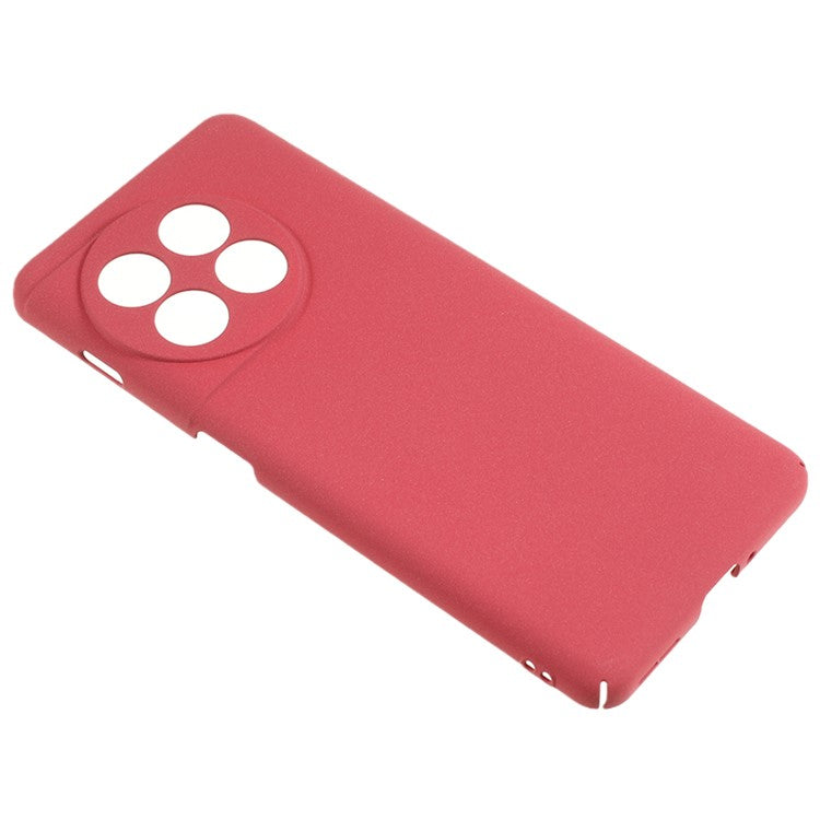 For OnePlus 11 5G Matte Phone Case Drop-proof Hard PC Protective Phone Cover - Wine Red