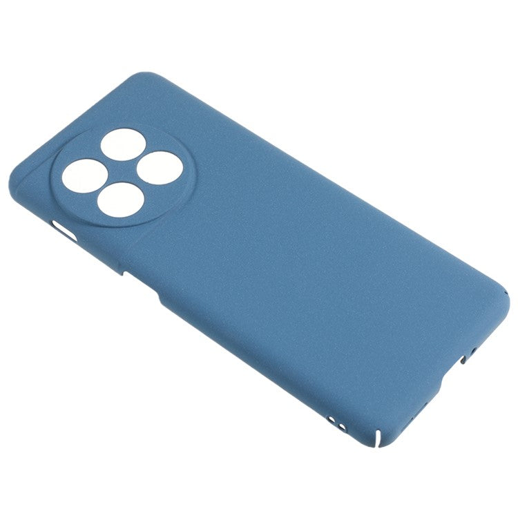 For OnePlus 11 5G Matte Phone Case Drop-proof Hard PC Protective Phone Cover - Navy Blue