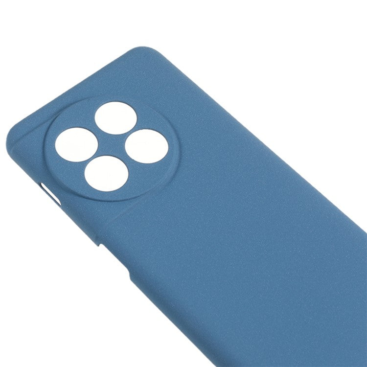 For OnePlus 11 5G Matte Phone Case Drop-proof Hard PC Protective Phone Cover - Navy Blue