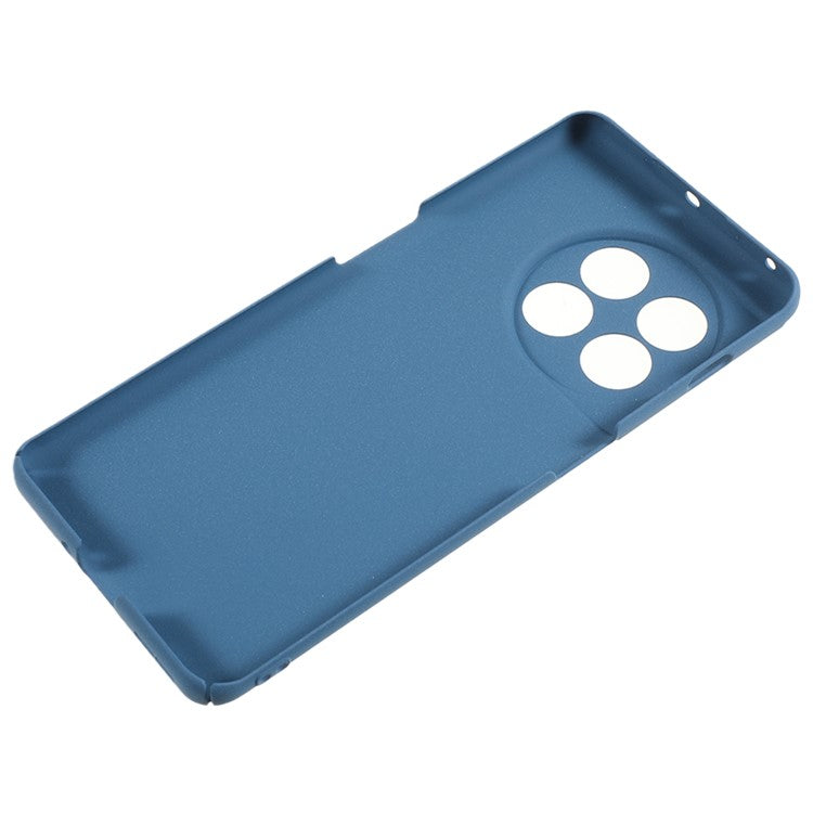 For OnePlus 11 5G Matte Phone Case Drop-proof Hard PC Protective Phone Cover - Navy Blue