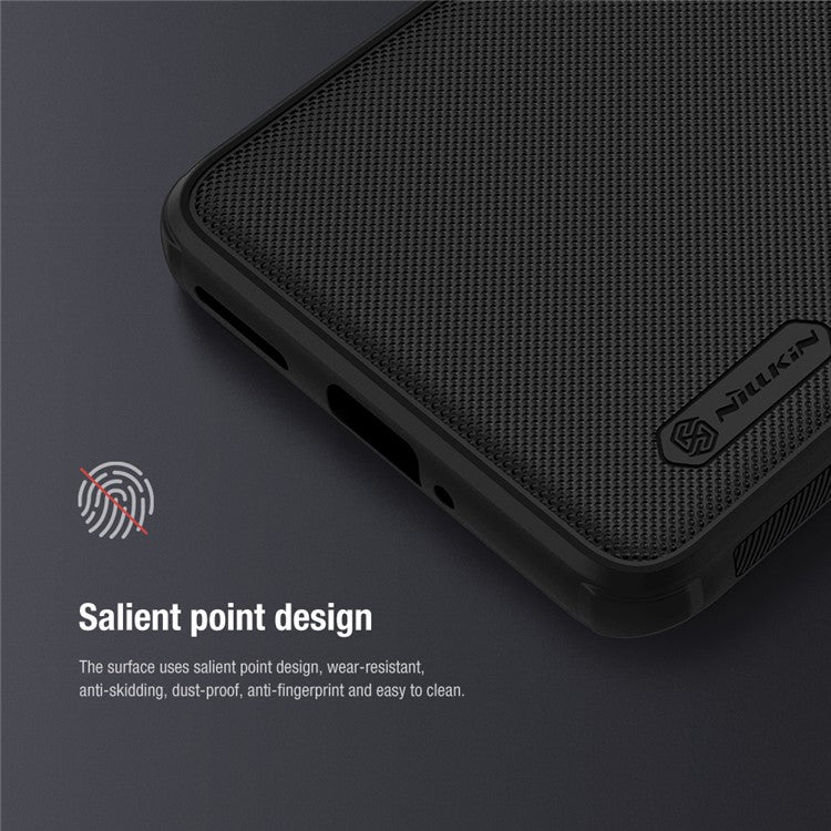 NILLKIN Super Frosted Shield Pro for OnePlus 11 5G Cell Phone Case Matte Finish PC+TPU Protection Cover - Black