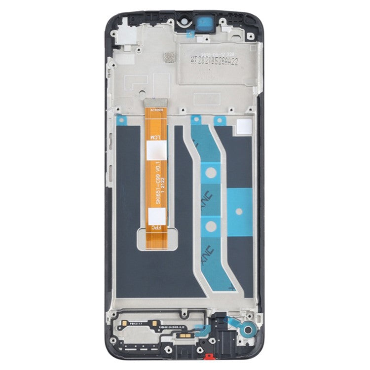For Realme C25Y Grade S OEM IPS LCD Screen and Digitizer Assembly + Frame Replace Part (without Logo)