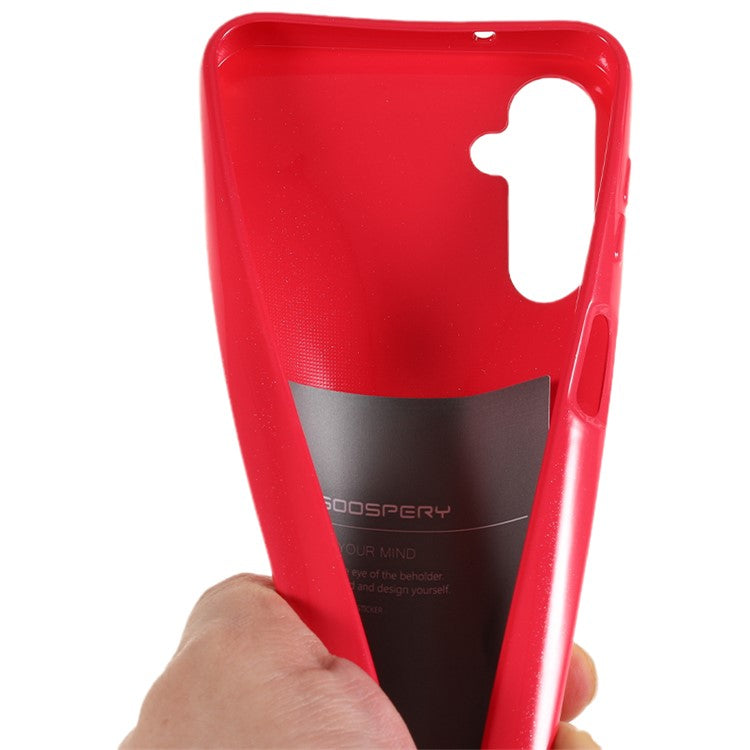 MERCURY GOOSPERY For Samsung Galaxy A14 5G / A14 4G Glitter Shiny Phone Case Flexible TPU Drop Protection Cover - Rose