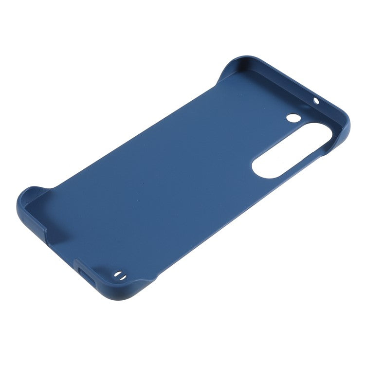 For Samsung Galaxy S22+ 5G Hard PC Frameless Case Anti-fall Skin-touch Protective Shell Phone Cover - Sapphire