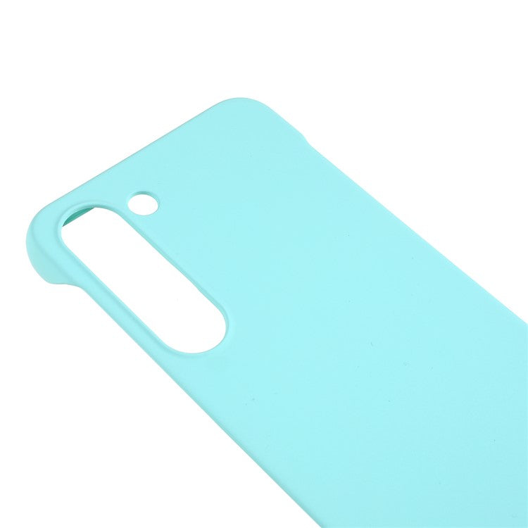 For Samsung Galaxy S22 5G Hard PC Shock Absorption Phone Case Skin-touch Frameless Cover - Light Cyan