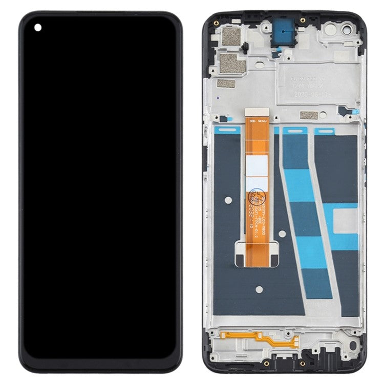 For OPPO A52 / A92 4G Grade C LCD Screen and Digitizer Assembly + Frame Phone Replace Part (without Logo)