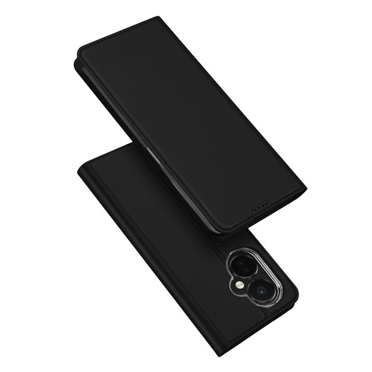 DUX DUCIS Skin Pro Series for OnePlus Nord CE 3 Lite 5G / Nord N30 5G PU Leather Stand Phone Case Card Holder Drop-proof Shell - Black