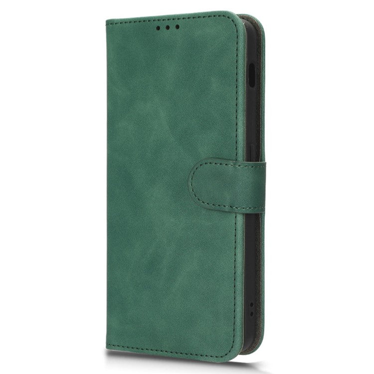 For OnePlus Nord 3 5G / Ace 2V PU Leather Flip Folio Wallet Case Stand Feature Skin-touch Shockproof Cell Phone Cover - Green