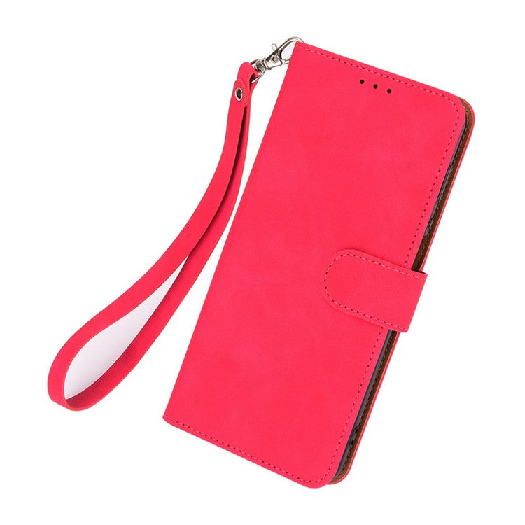 For OnePlus Nord 3 5G / Ace 2V PU Leather Flip Folio Wallet Case Stand Feature Skin-touch Shockproof Cell Phone Cover - Rose