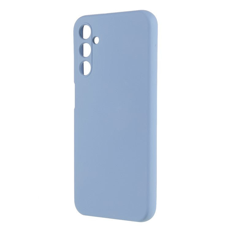 For Samsung Galaxy A24 4G (162.1 x 77.6 x 8.3mm) Precise Cutout Soft TPU Phone Case 2.0mm Liquid Silicone Texture Arc Edge Anti-drop Cover - Grey