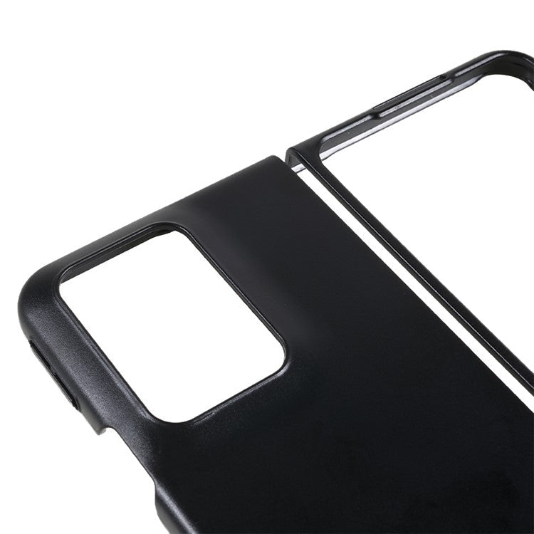 Protective Phone Shell for Oppo Find N2 Fold 5G Case Anti-Drop Hard PC Matte Phone Cover - Black