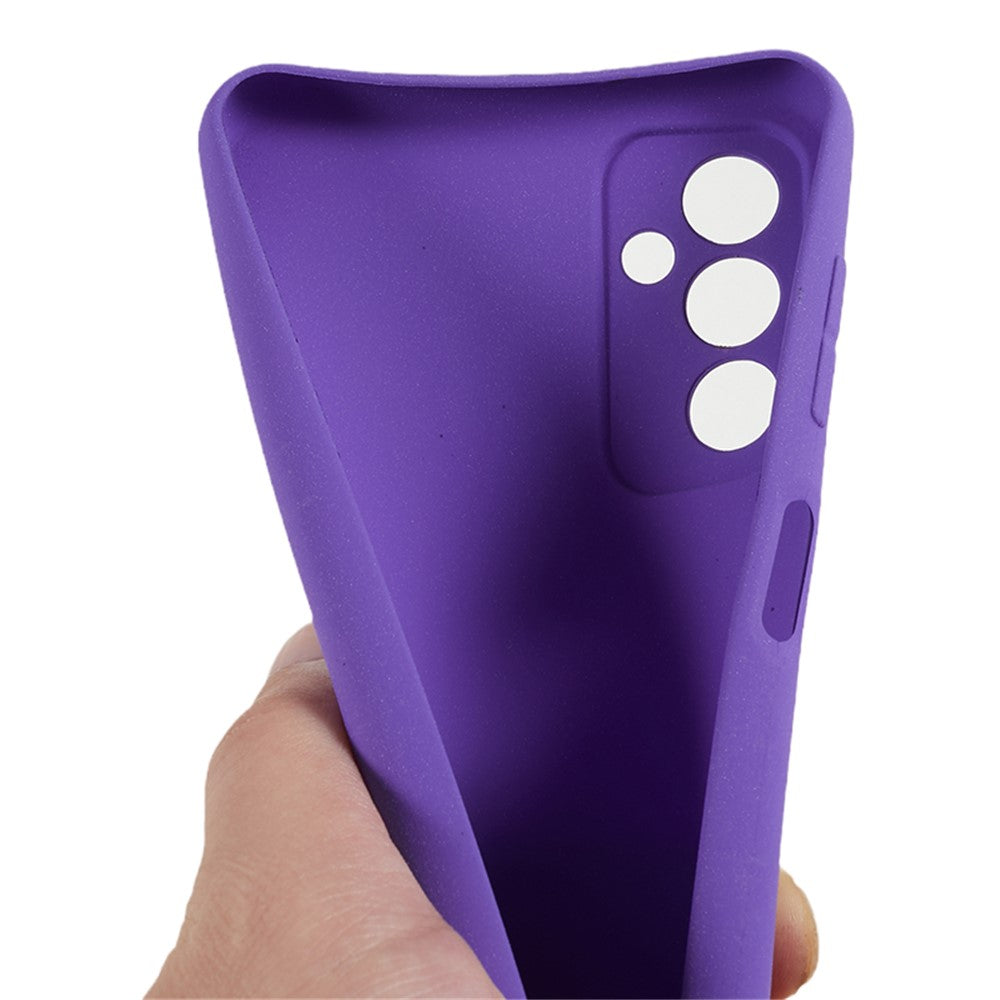 For Samsung Galaxy M13 4G / F13 4G TPU Phone Case Double-Sided Matte Phone Cover Anti-scratch Shell - Purple
