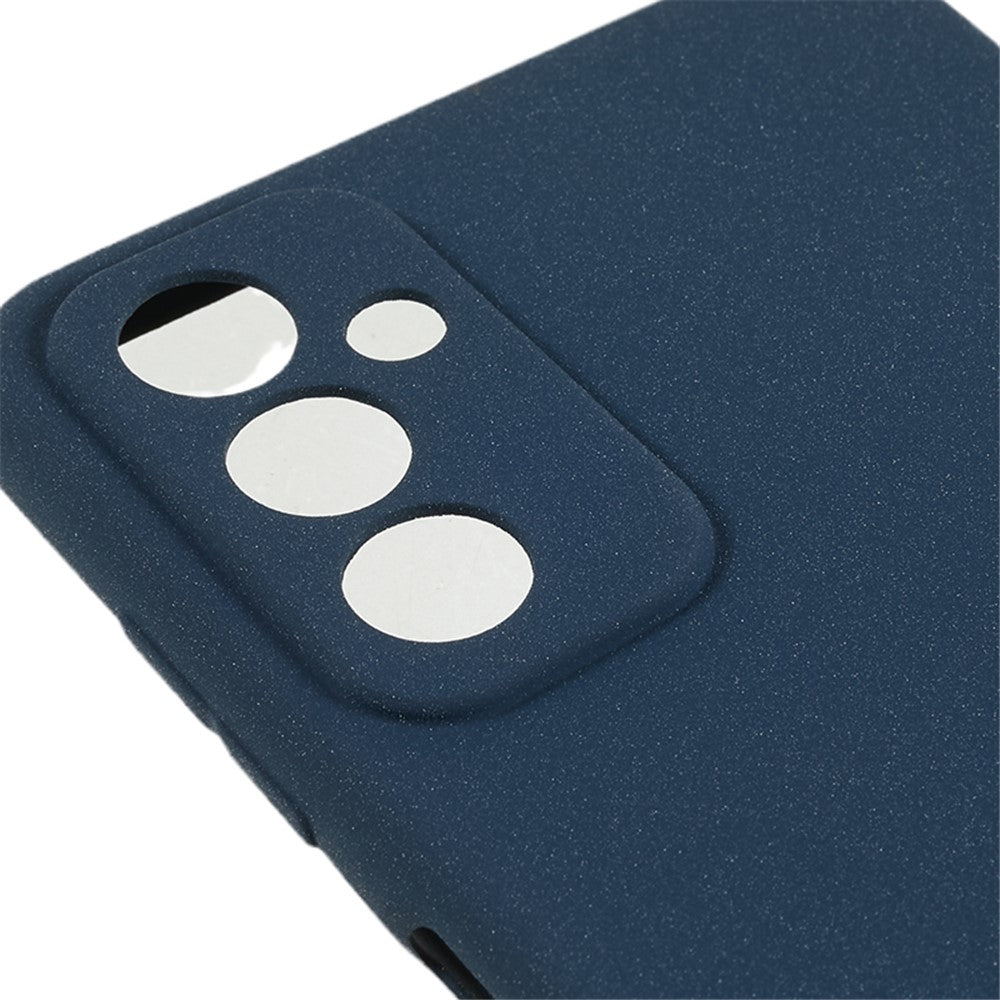 For Samsung Galaxy M13 4G / F13 4G TPU Phone Case Double-Sided Matte Phone Cover Anti-scratch Shell - Navy Blue