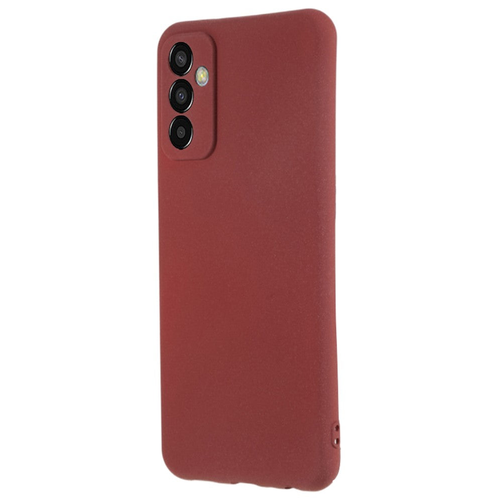 For Samsung Galaxy M13 4G / F13 4G TPU Phone Case Double-Sided Matte Phone Cover Anti-scratch Shell - Wine Red