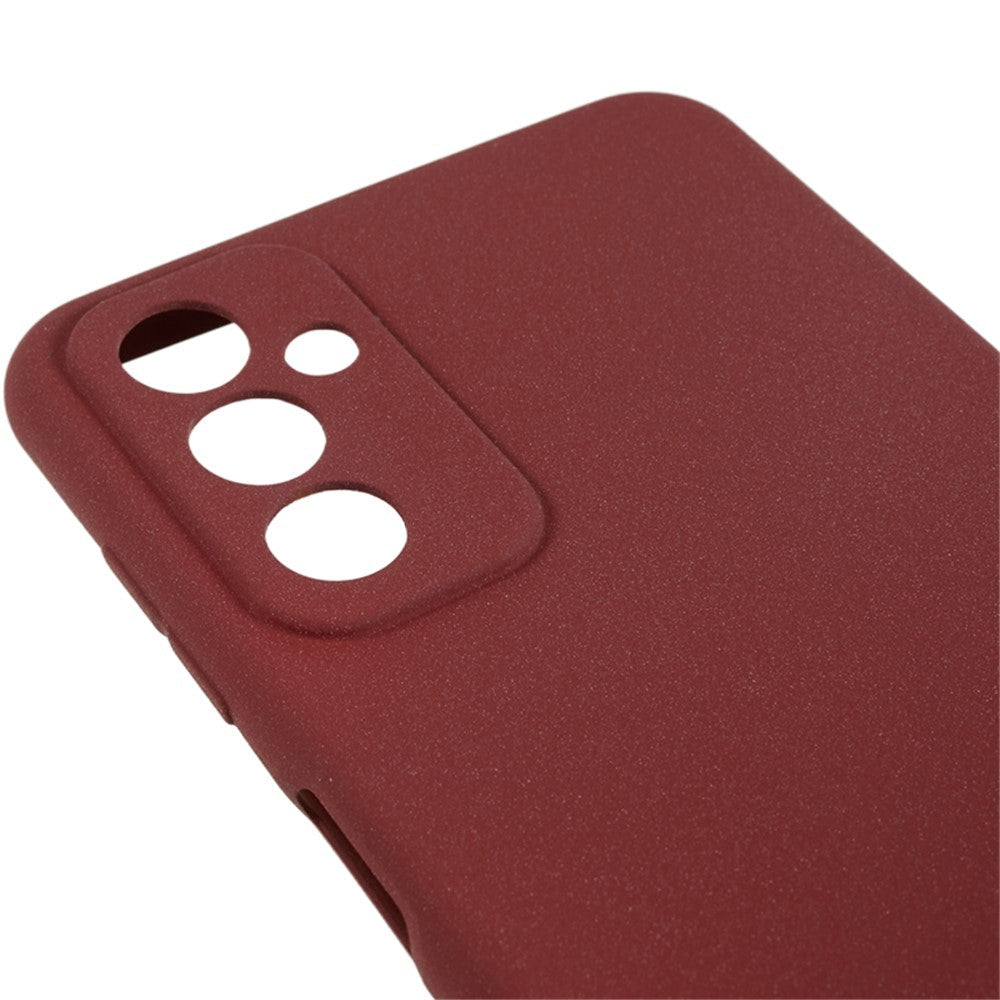 For Samsung Galaxy M13 4G / F13 4G TPU Phone Case Double-Sided Matte Phone Cover Anti-scratch Shell - Wine Red