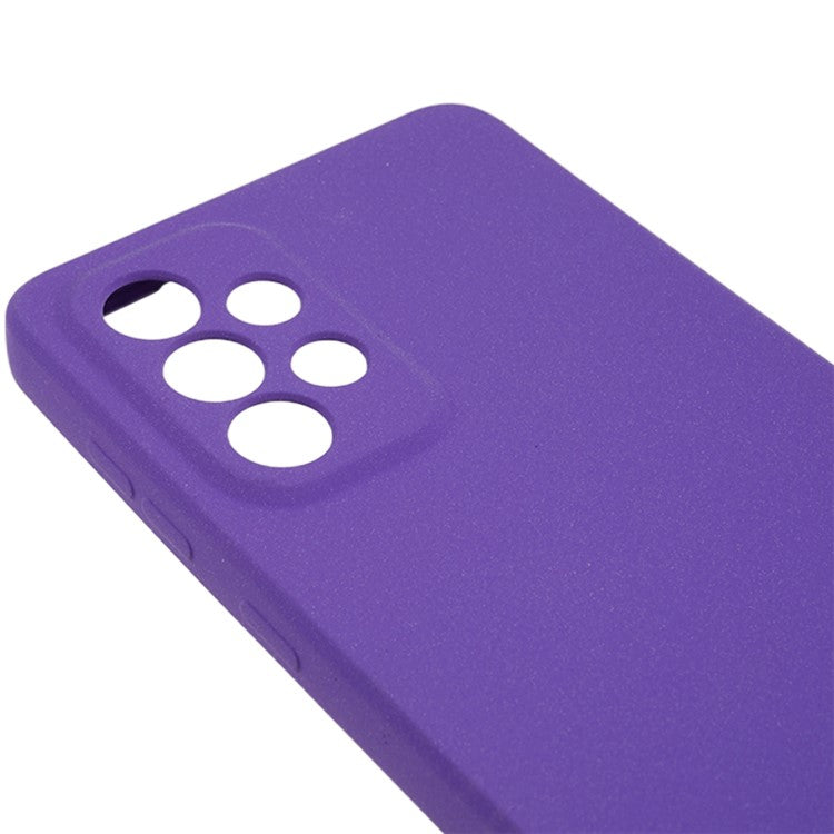 Phone Cover for Samsung Galaxy A33 5G Anti-scratch Double-Sided Matte TPU Phone Case - Purple