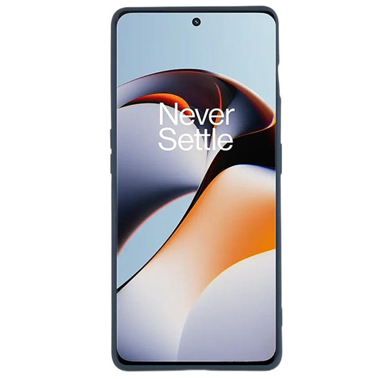 For OnePlus 11R 5G / Ace 2 5G Mobile Phone TPU Case Double-Sided Matte Phone Back Cover - Navy Blue