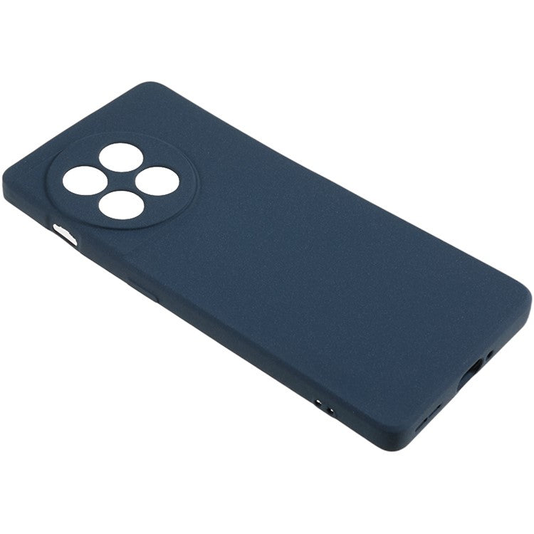 For OnePlus 11R 5G / Ace 2 5G Mobile Phone TPU Case Double-Sided Matte Phone Back Cover - Navy Blue