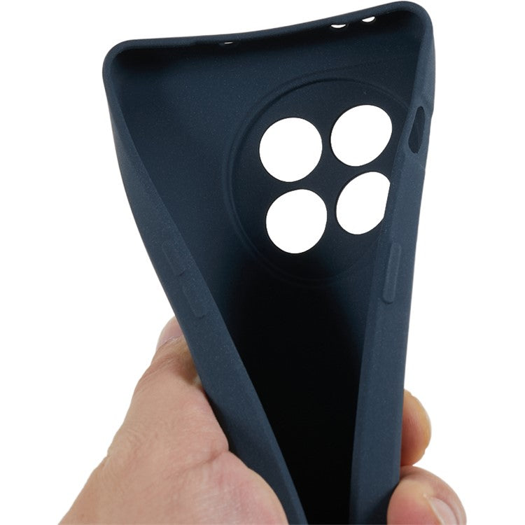 For OnePlus 11R 5G / Ace 2 5G Mobile Phone TPU Case Double-Sided Matte Phone Back Cover - Navy Blue