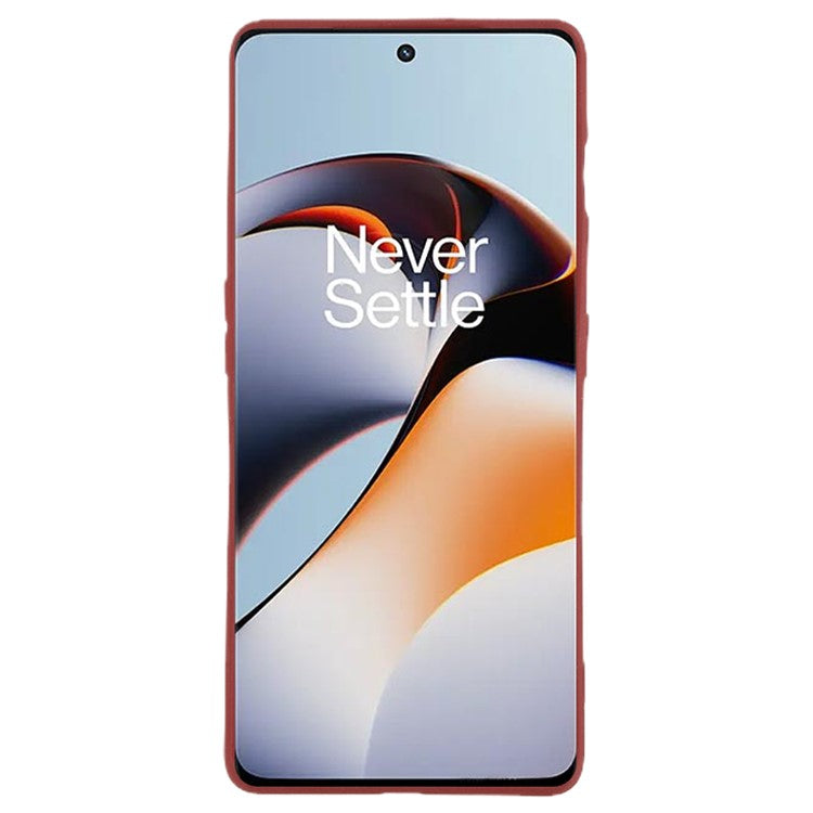 For OnePlus 11R 5G / Ace 2 5G Mobile Phone TPU Case Double-Sided Matte Phone Back Cover - Wine Red
