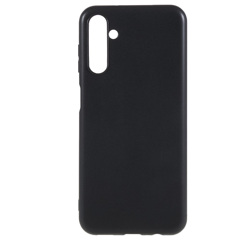 For Samsung Galaxy M14 5G Soft TPU Phone Case Glossy Anti-drop Protective Phone Cover - Black