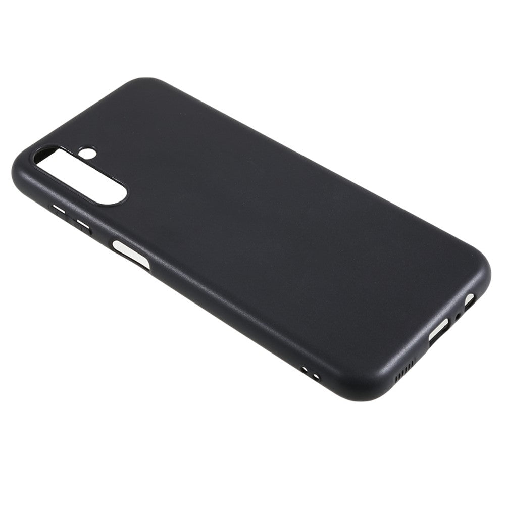 For Samsung Galaxy M14 5G Soft TPU Phone Case Glossy Anti-drop Protective Phone Cover - Black