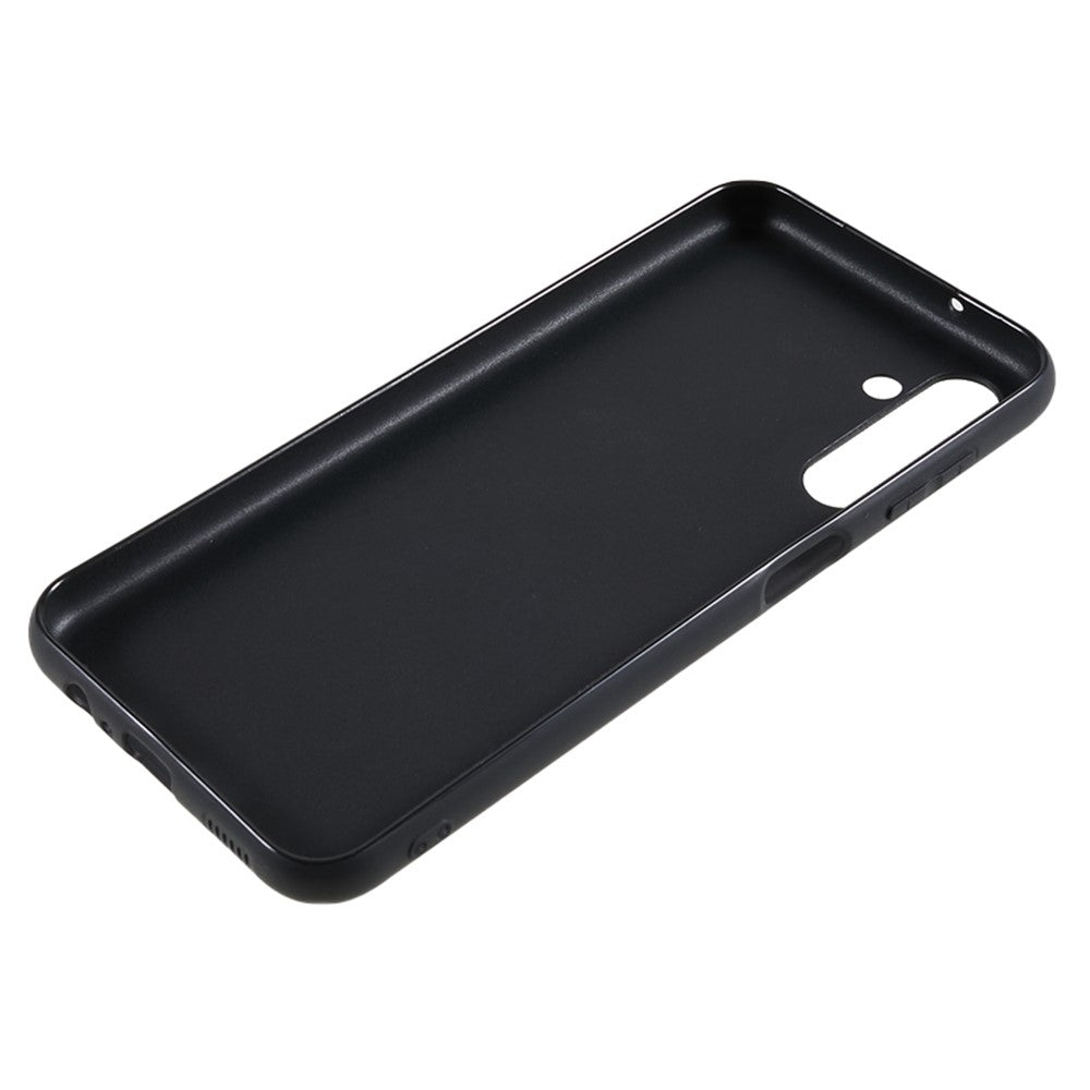 For Samsung Galaxy M14 5G Soft TPU Phone Case Glossy Anti-drop Protective Phone Cover - Black